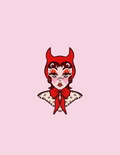 Devil Galentine's Day Party Girl Print