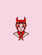 Devil Galentine's Day Party Girl Print